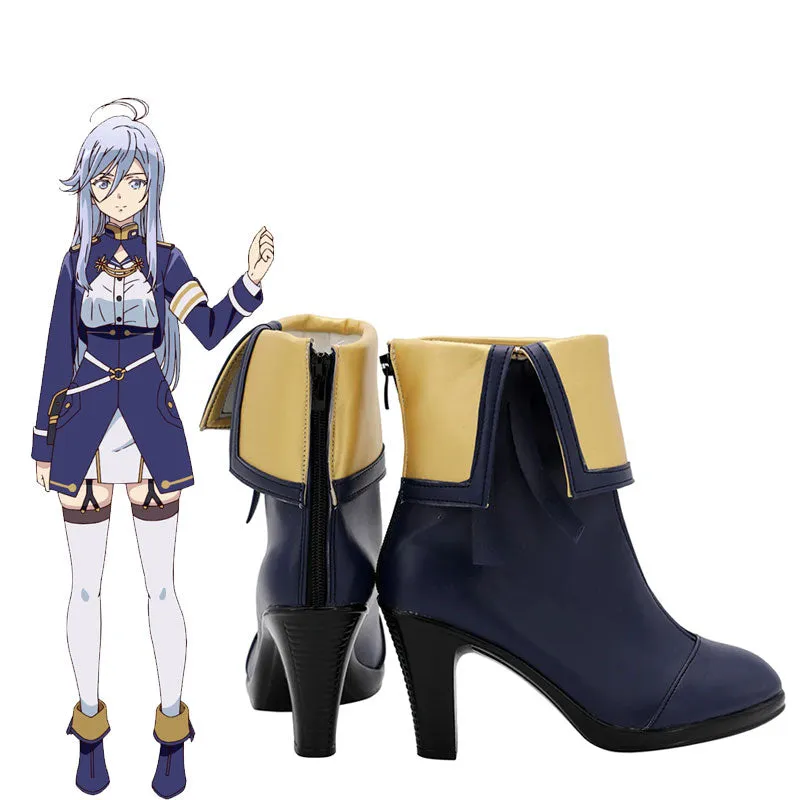 86-EIGHTY-SIX Vladilena Milize Blue Cosplay Shoes