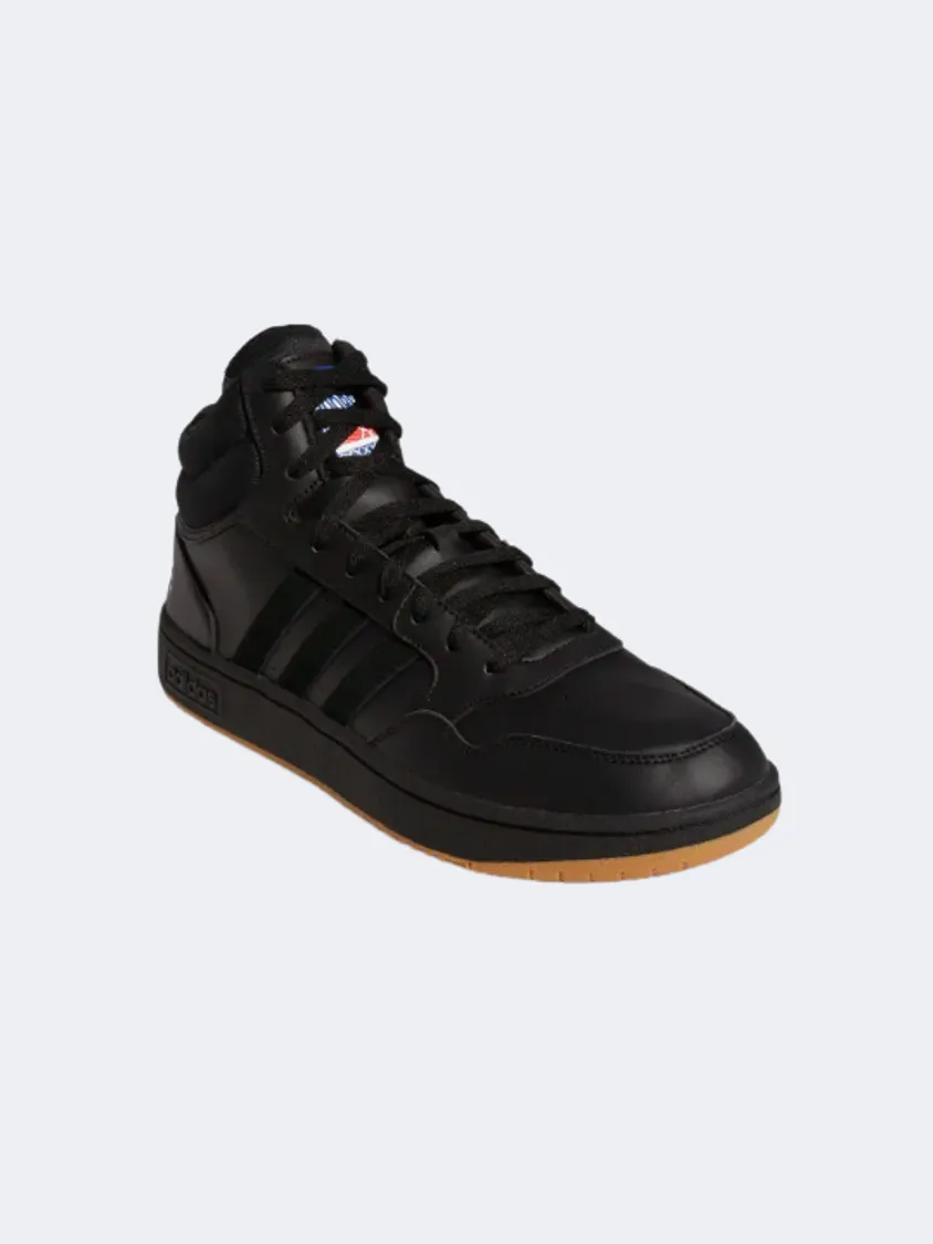 Adidas Hoops 3.0 Mid Classic Vintage Men Basketball Shoes Black