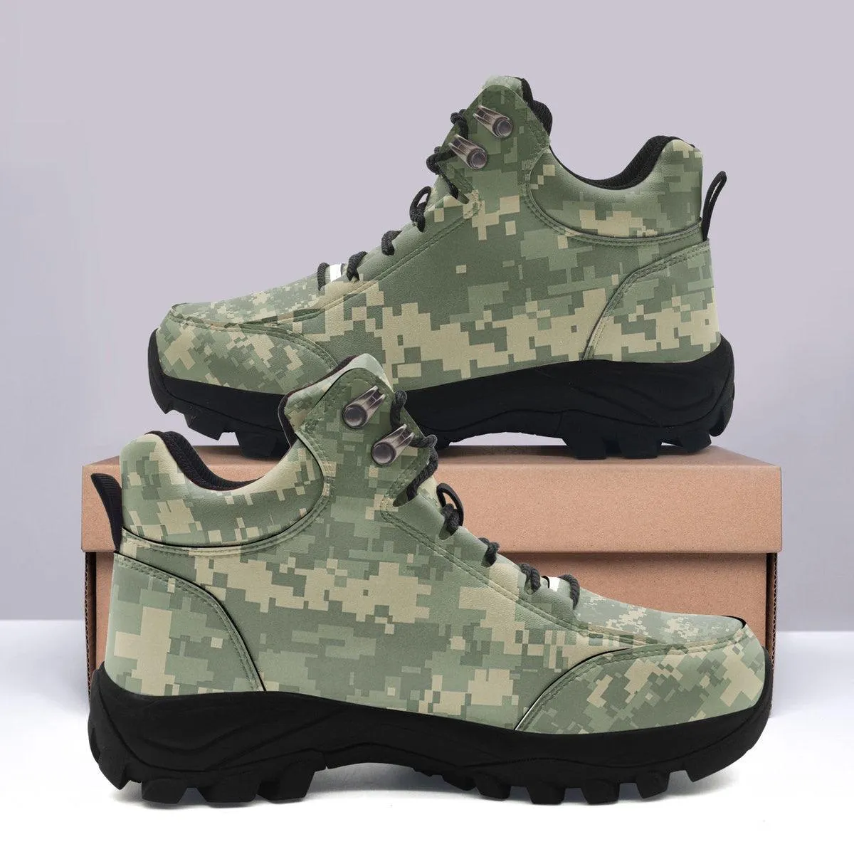 American ACU or Universal Camo Pattern (UCP) Camo Hiking Shoes