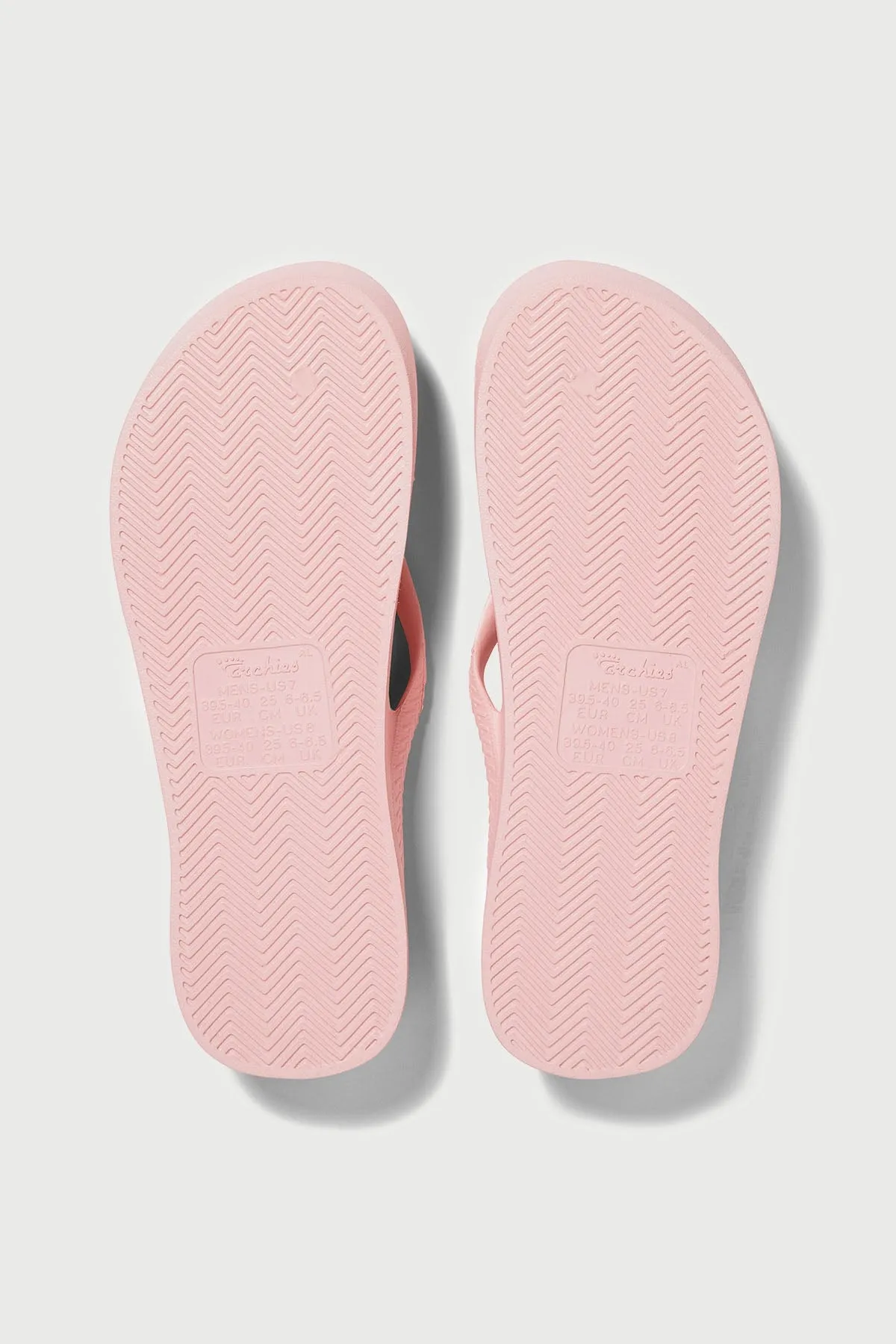 Archies Footwear Arch Support Thong Pink