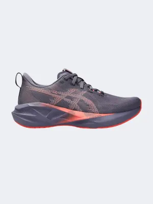 Asics Novablast 5 Women Running Sneakers Greyish Purple/Coral