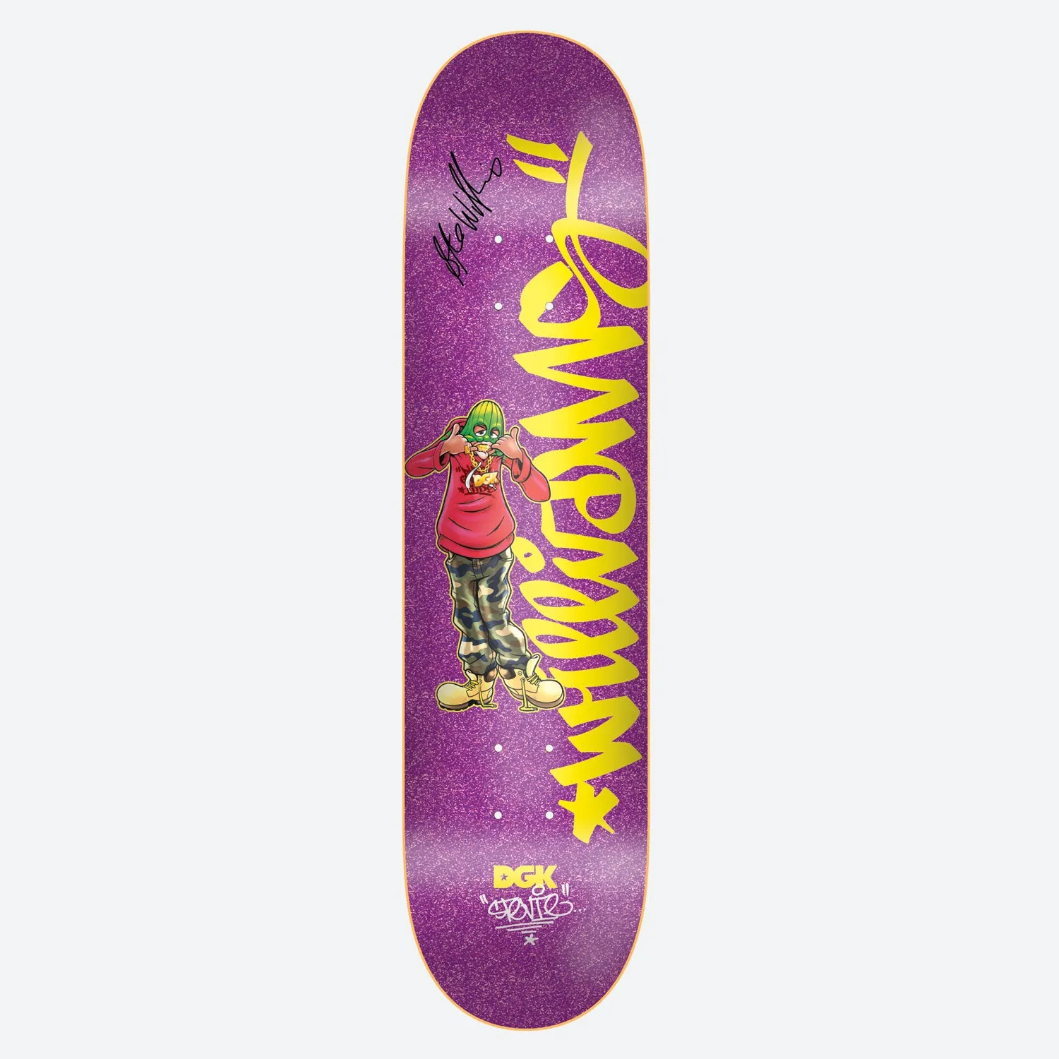 Autographed Cheesin' Stevie 8.38" Skateboard Deck