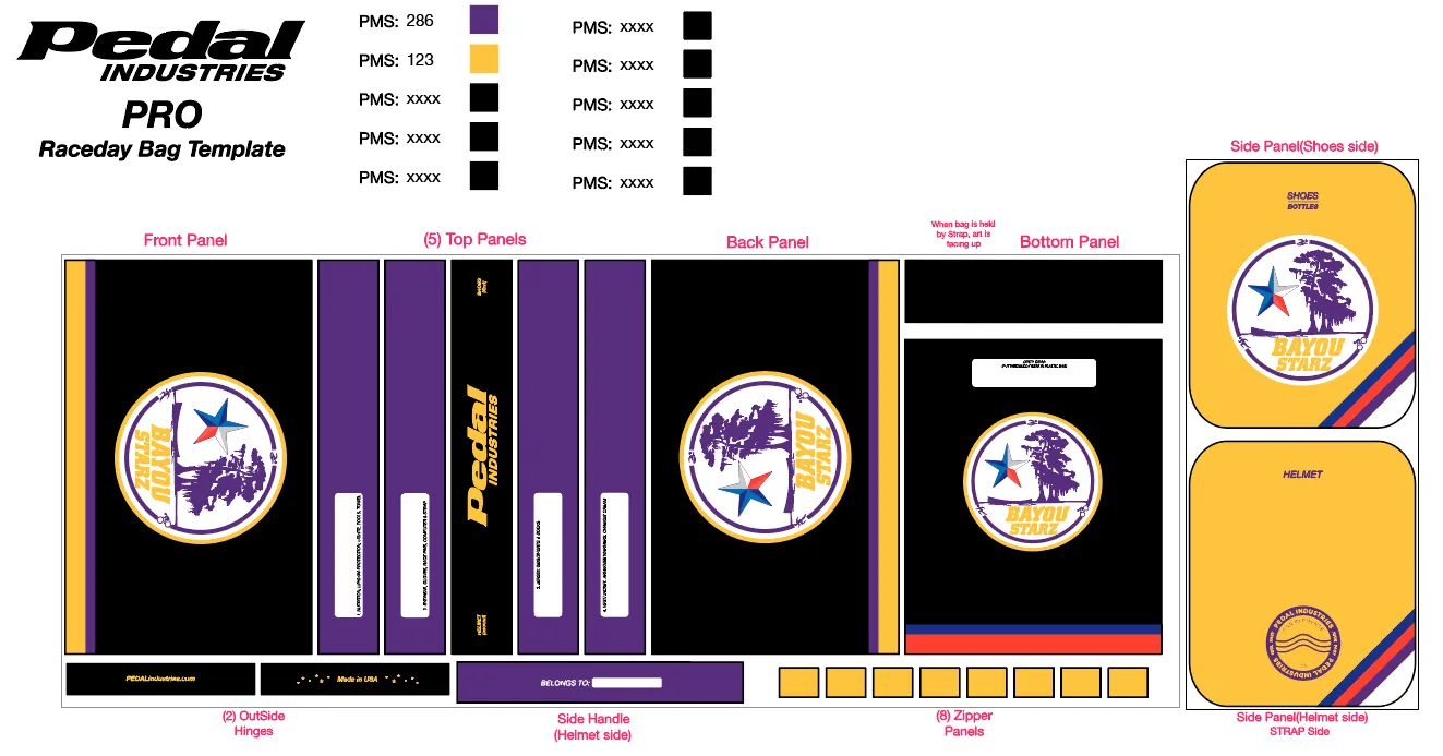 Bayou Starz 09-2019 RACEDAY BAG