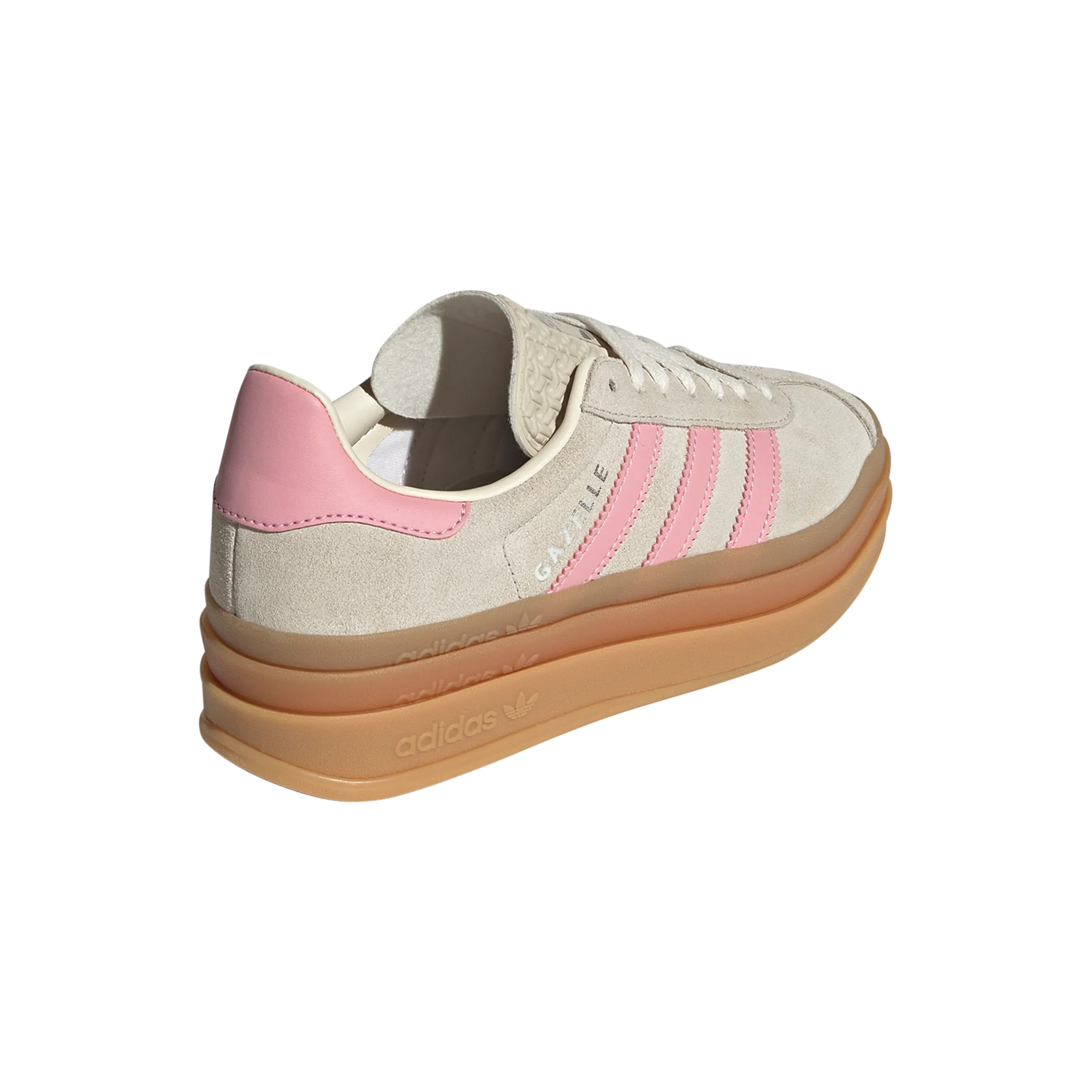 Big Kids' Adidas Gazelle Bold J "Beige Semi Pink Spark"