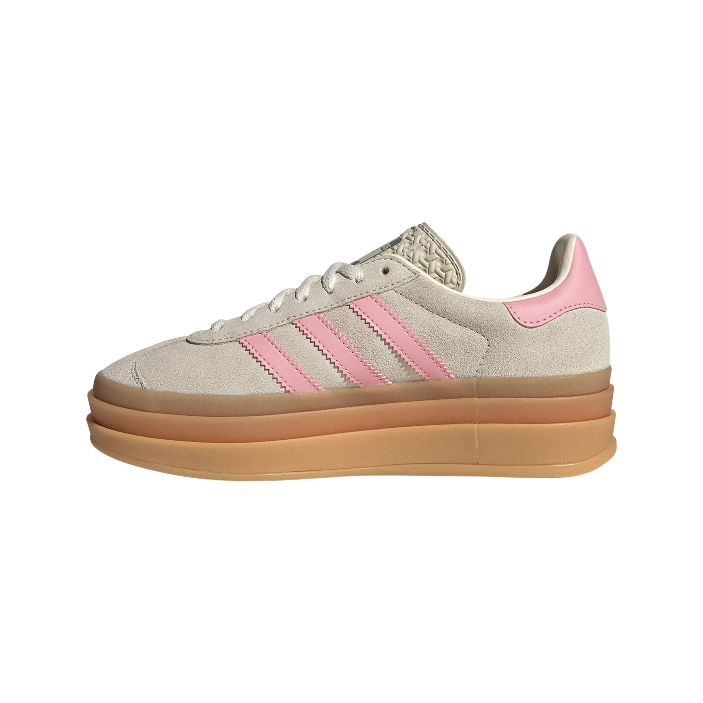 Big Kids' Adidas Gazelle Bold J "Beige Semi Pink Spark"