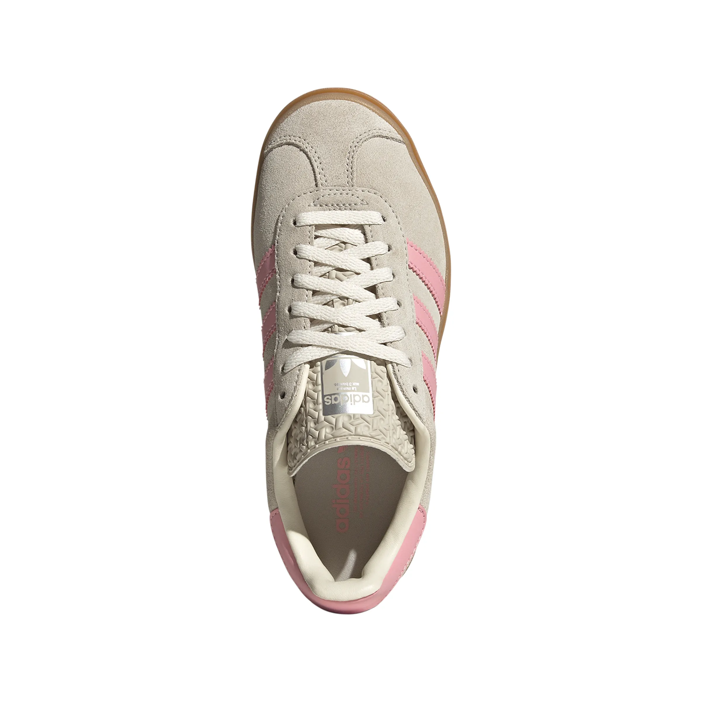 Big Kids' Adidas Gazelle Bold J "Beige Semi Pink Spark"