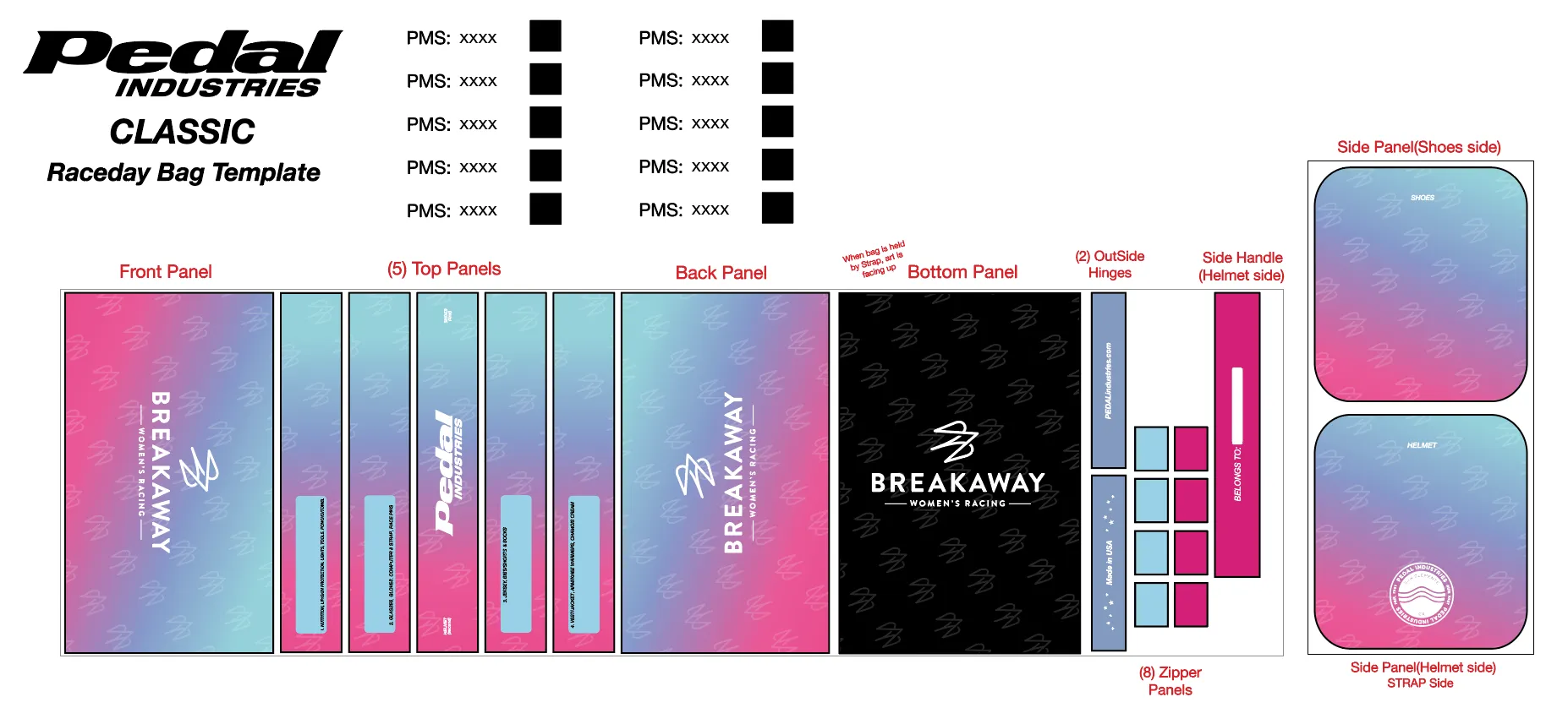 Breakaway Women's Racing 2022 RACEDAY BAG™