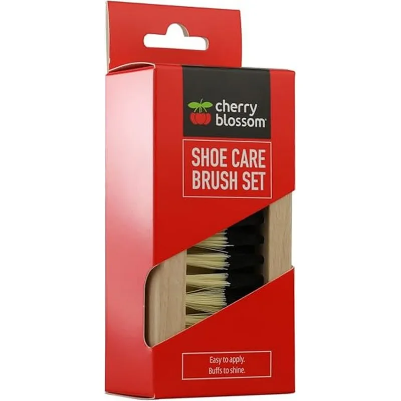 Cherry Blossom Shoe Care Brush Set