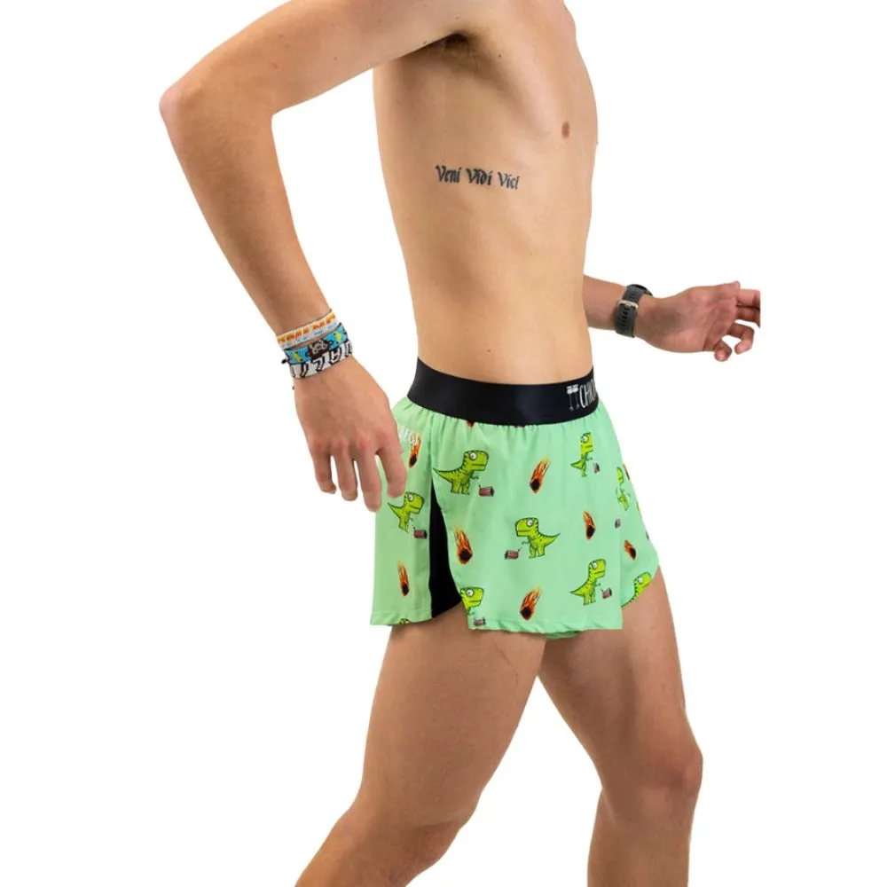 ChicknLegs Men's Dino-Sore Split Shorts 2"