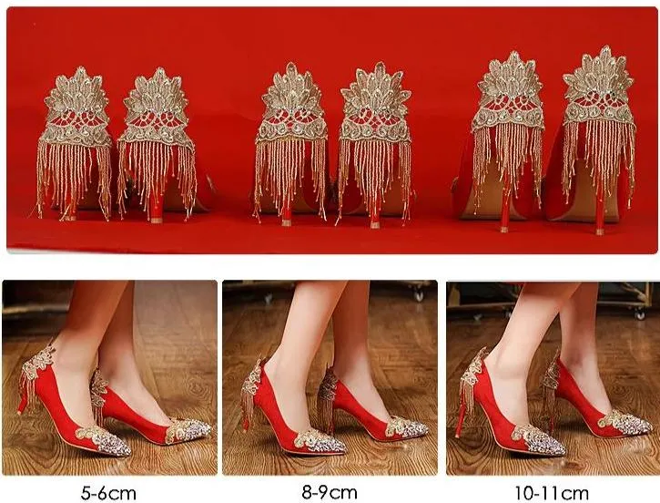 Chinese Wedding Red Bridal Shoes - 1875