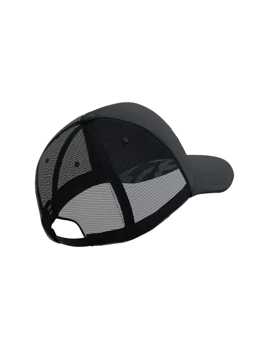 Compressport Unisex's Trucker Cap - Black/Black Refelctive