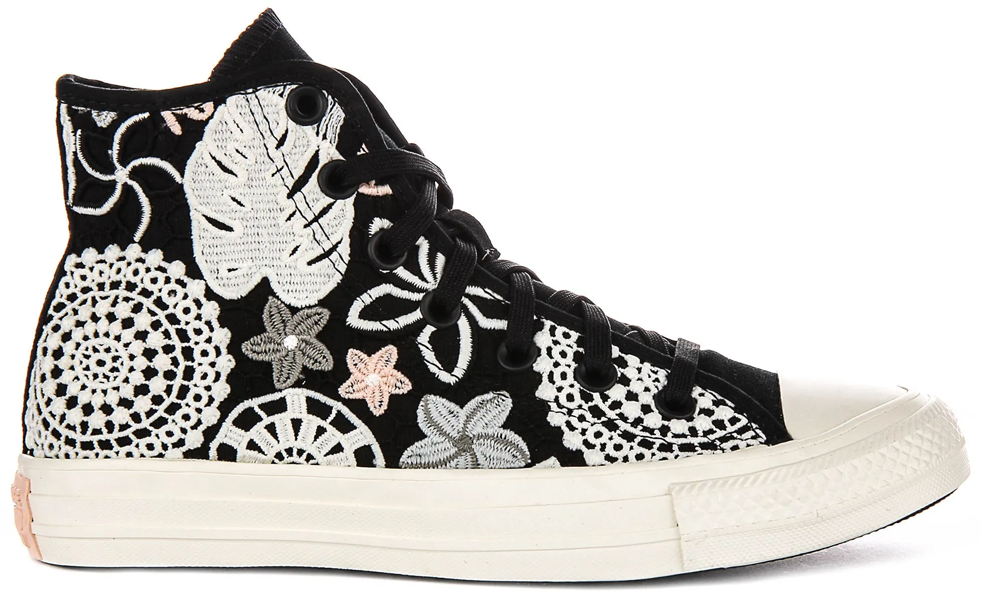 Converse A07536C Crochet Floral In Black For Women