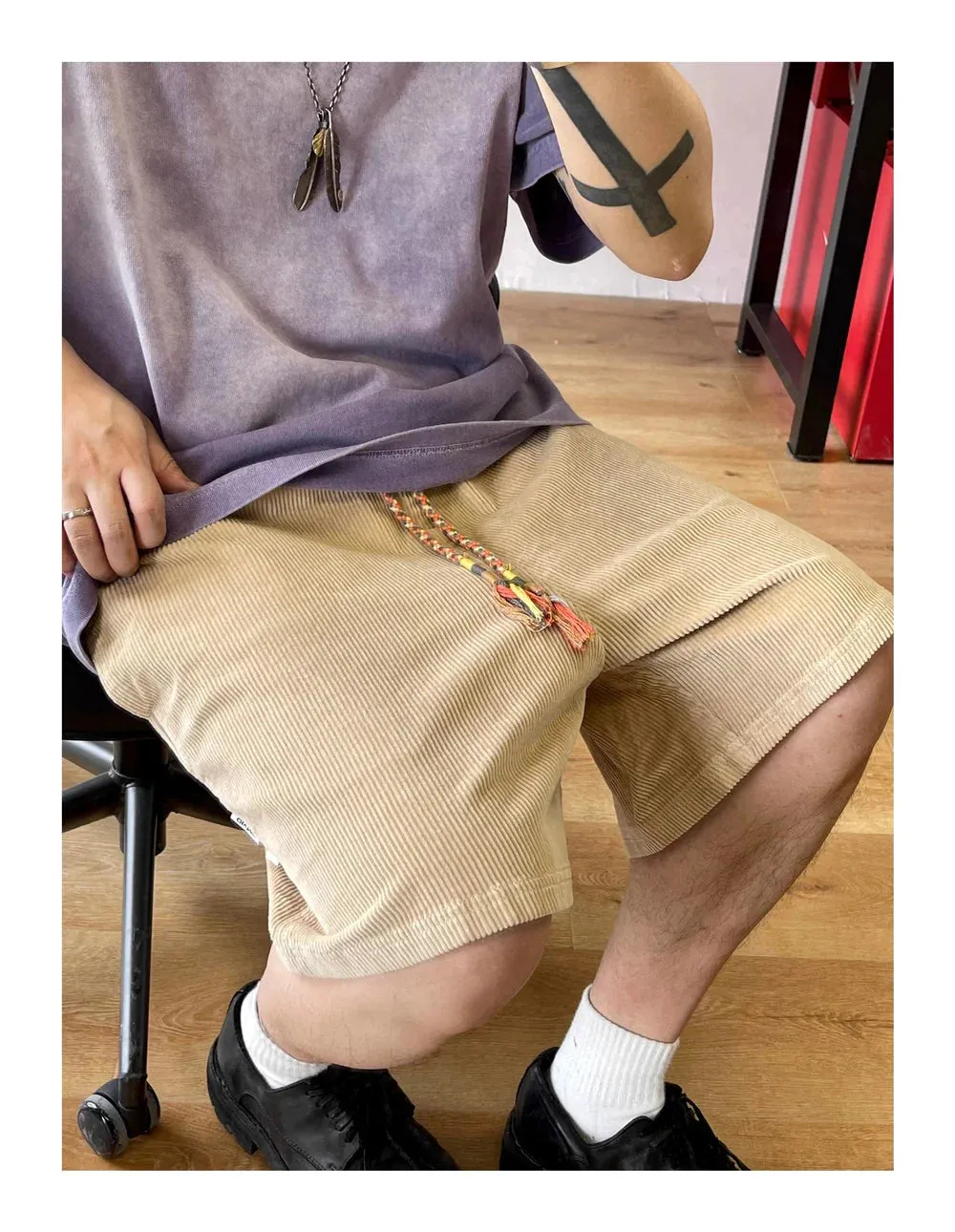 Corduroy Casual Shorts