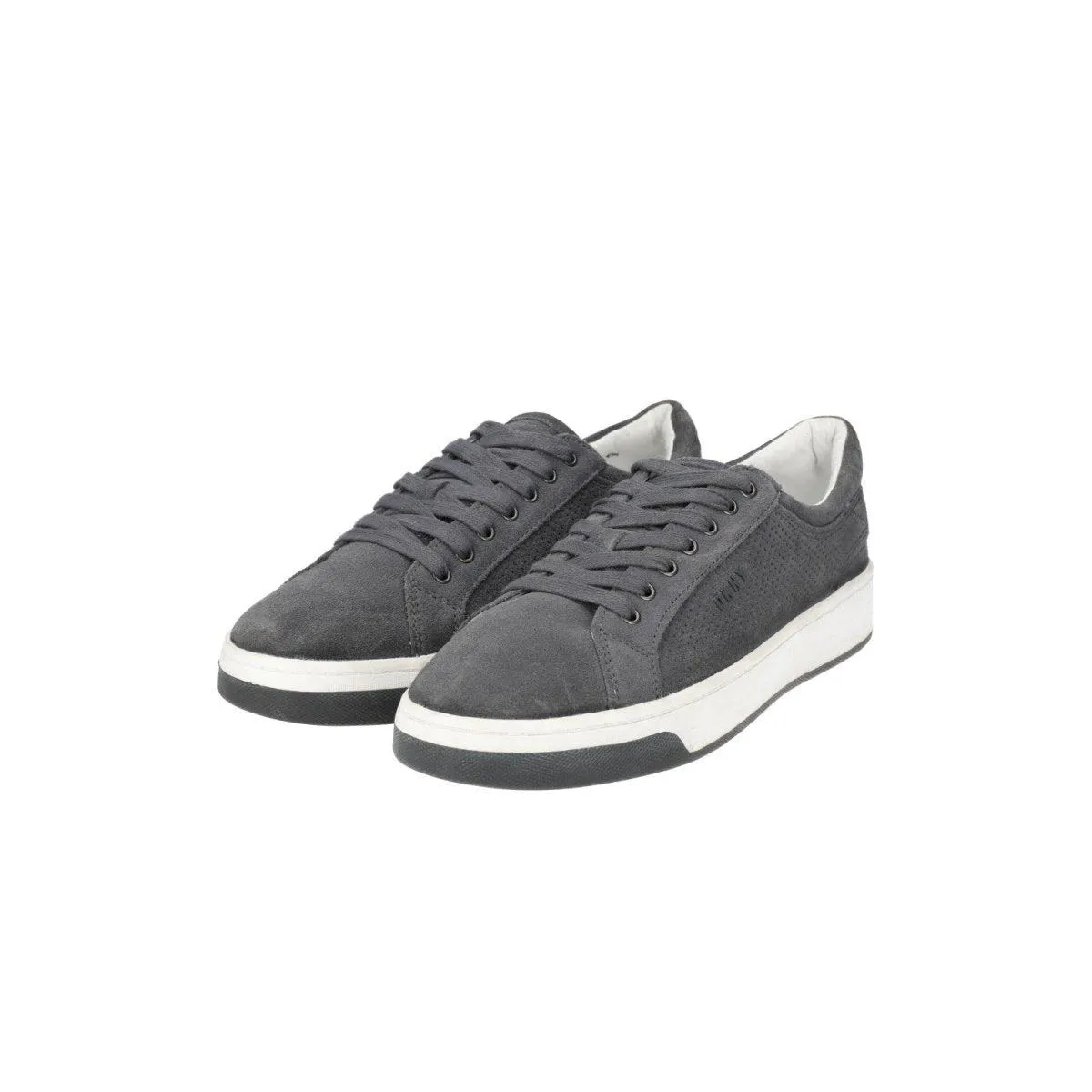 Dkny Samson Laceup Low-Top Sneakers Grey Colour For Men