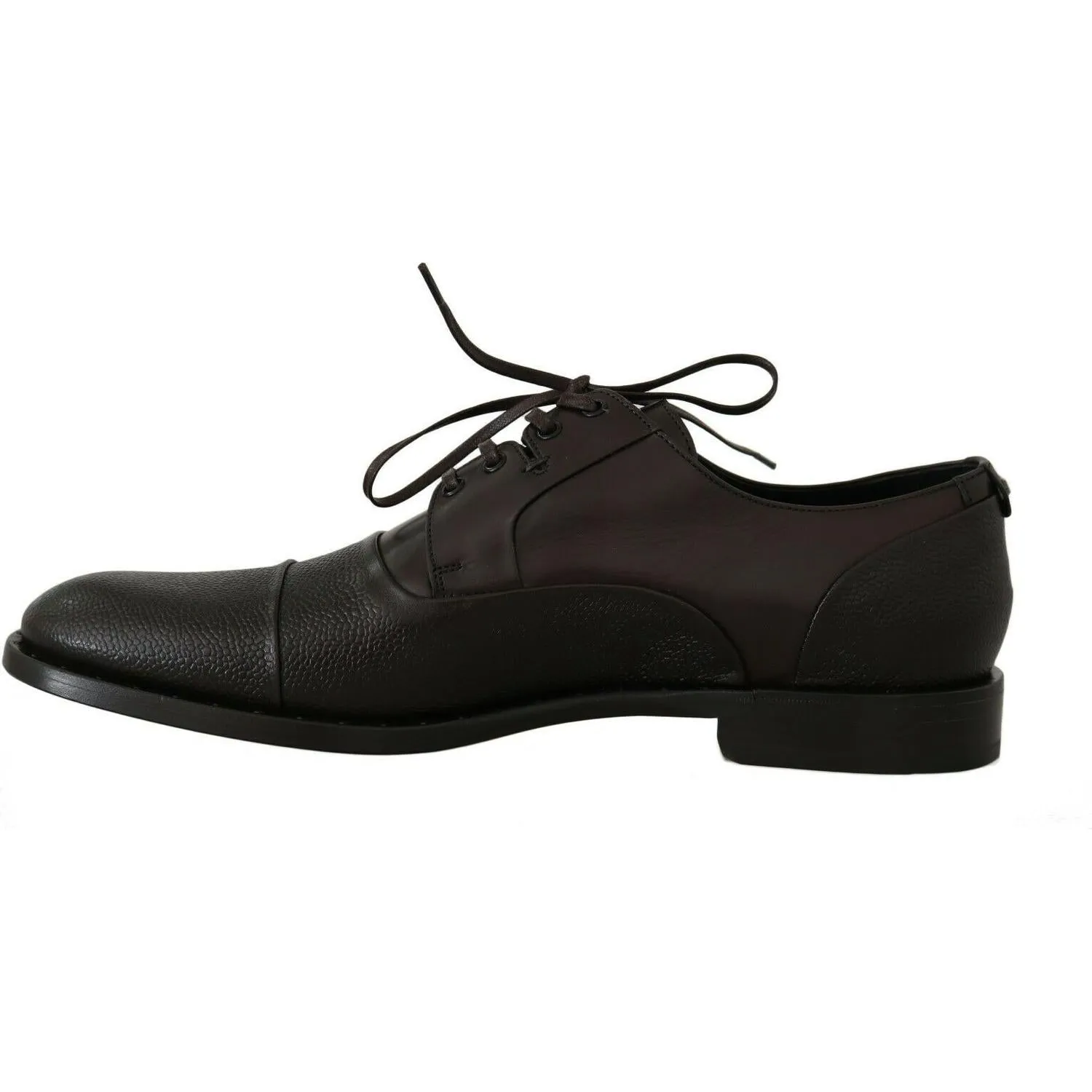 Dolce & Gabbana Elegant Brown Leather Formal Lace-ups