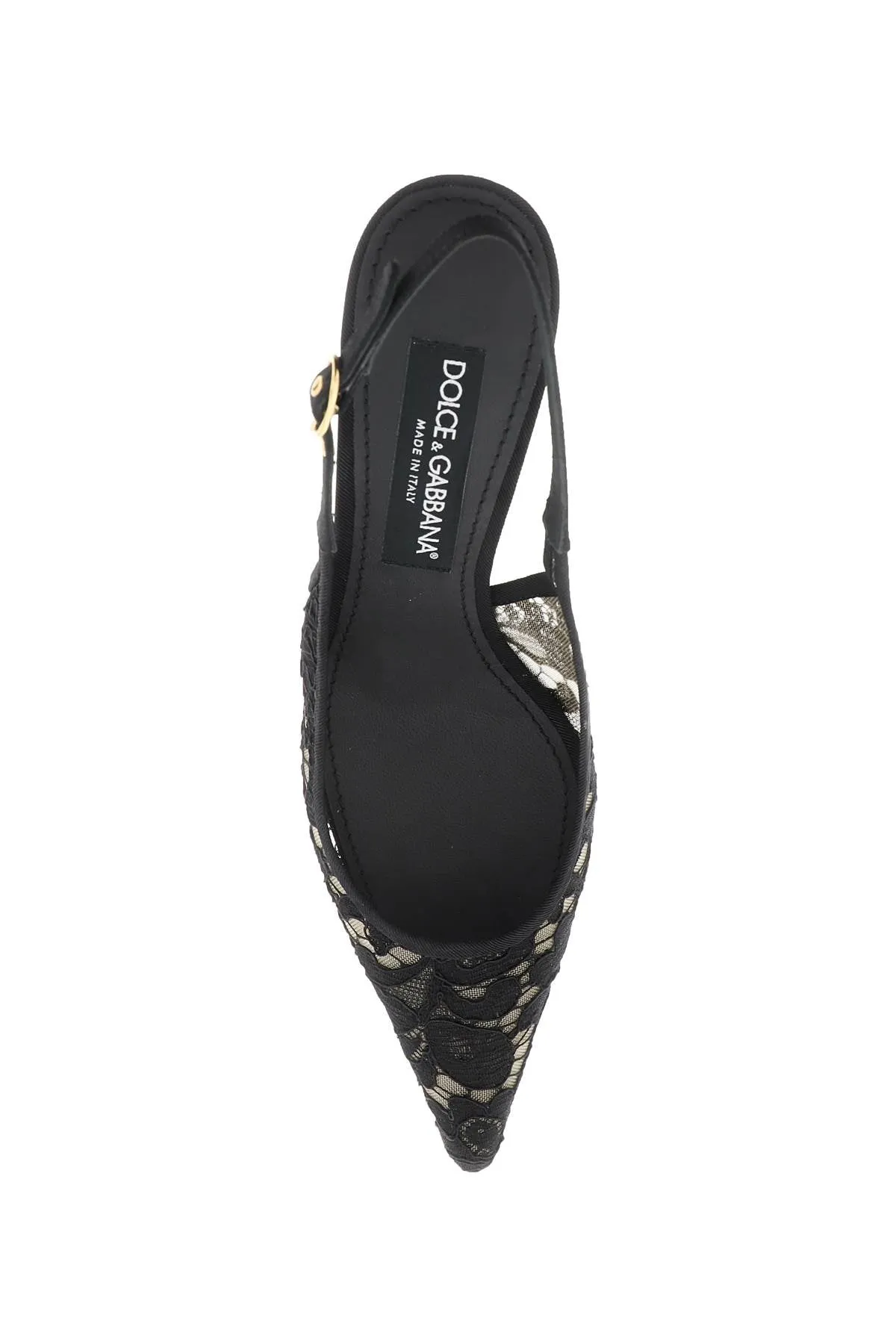 Dolce & gabbana lace slingback pumps