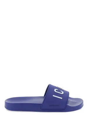 Dsquared2 'icon' rubber slides