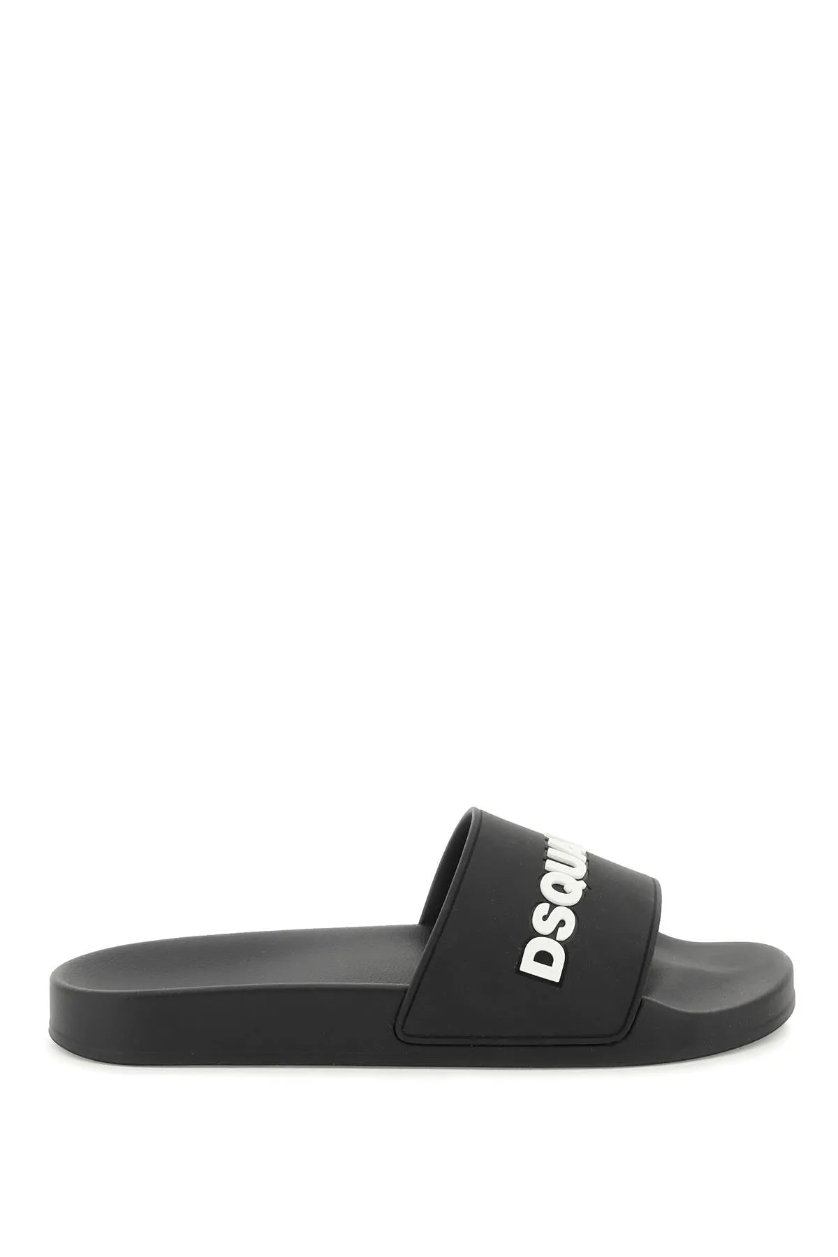 Dsquared2 logo rubber slides