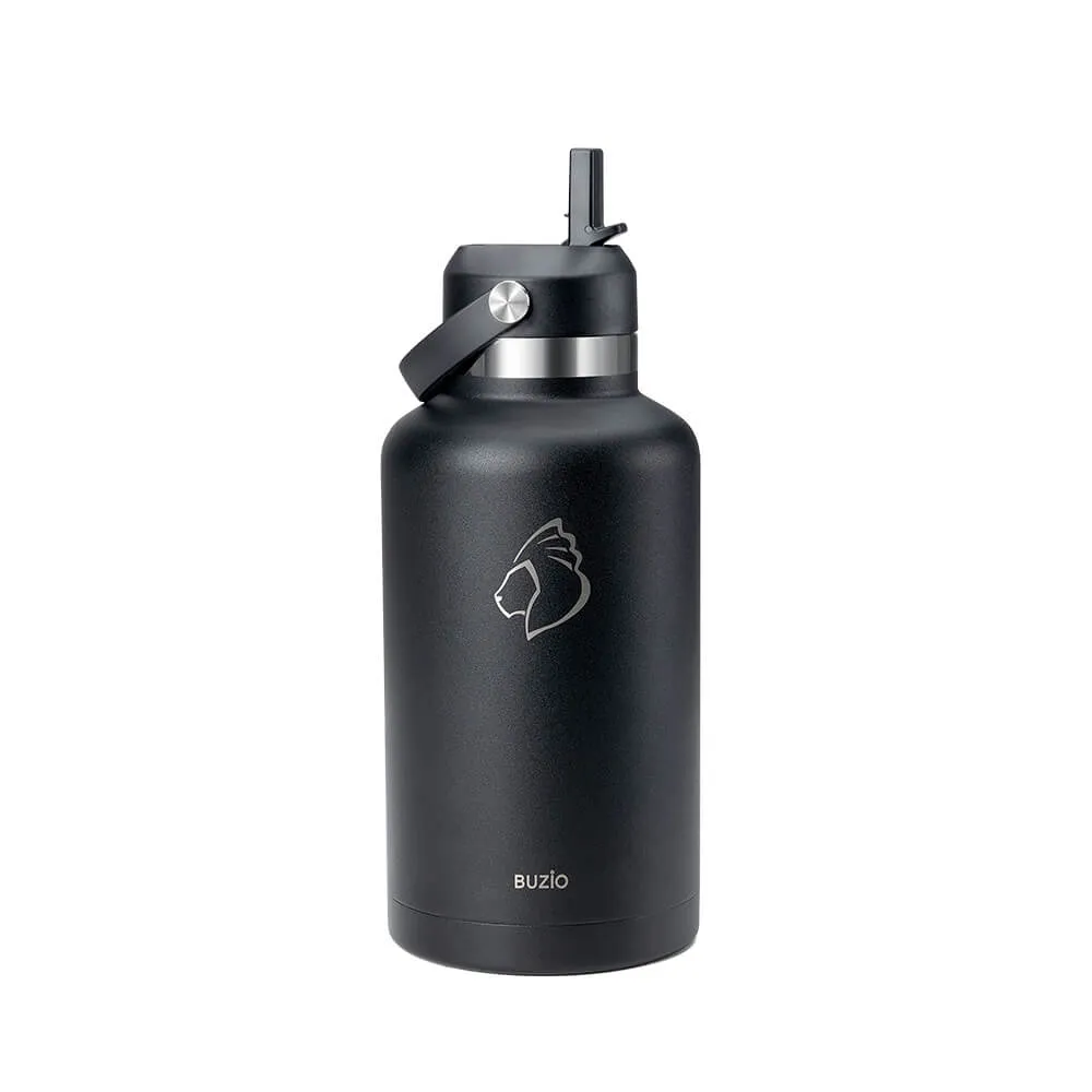 Duet Series Water Bottle with Straw Spout Lid | 64oz