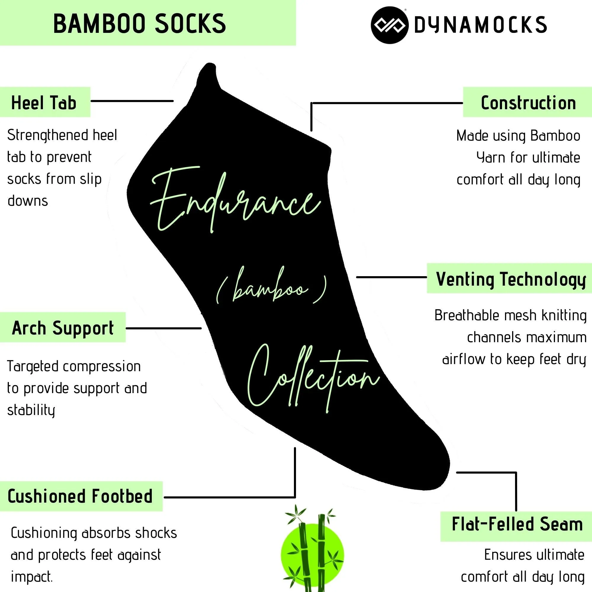 Eco-Friendly Bamboo Ankle Socks - 3-Pack for Everyday Wear