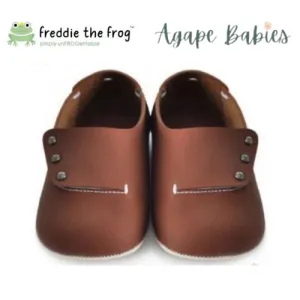 Freddie The Frog Pre Walker Shoes - Espresso Moccs