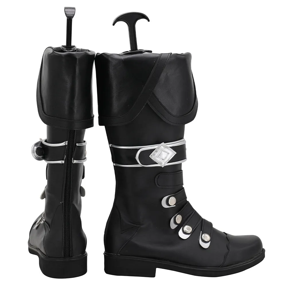 Genshin Impact Diluc Ragnvindr Boots Halloween Costumes Accessory Cosplay Shoes