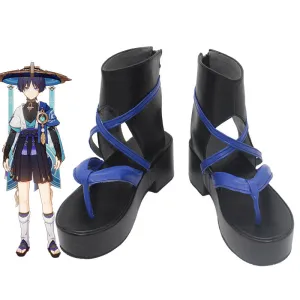 Genshin Impact The Wanderer Scaramouche Cosplay Shoes