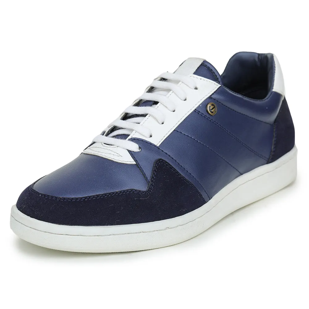 Healers Casual Blue Lace-Up Sneakers For Men SYN-65 By Liberty