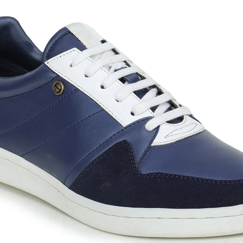 Healers Casual Blue Lace-Up Sneakers For Men SYN-65 By Liberty