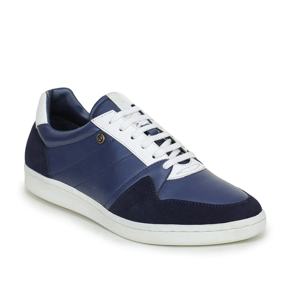 Healers Casual Blue Lace-Up Sneakers For Men SYN-65 By Liberty