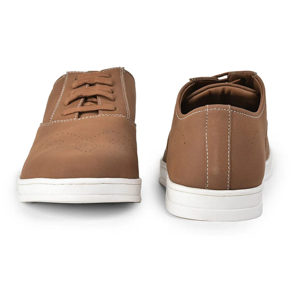 Healers Casual Tan Sneakers For Men SYN-47 By Liberty