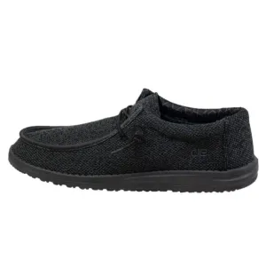 HEY DUDE MEN'S WALLY SOX MICRO TOTAL BLACK -150204942