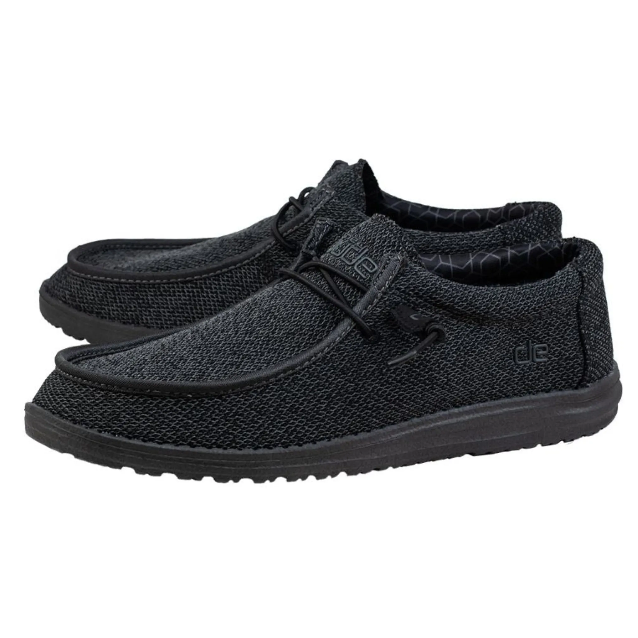 HEY DUDE MEN'S WALLY SOX MICRO TOTAL BLACK -150204942