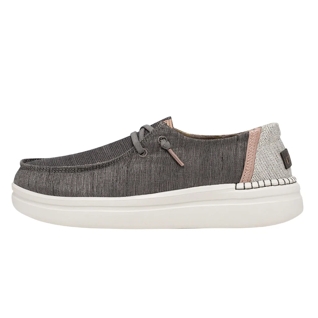 HEY DUDE WOMEN'S WENDY RISE GRANITE GREY- 121943310