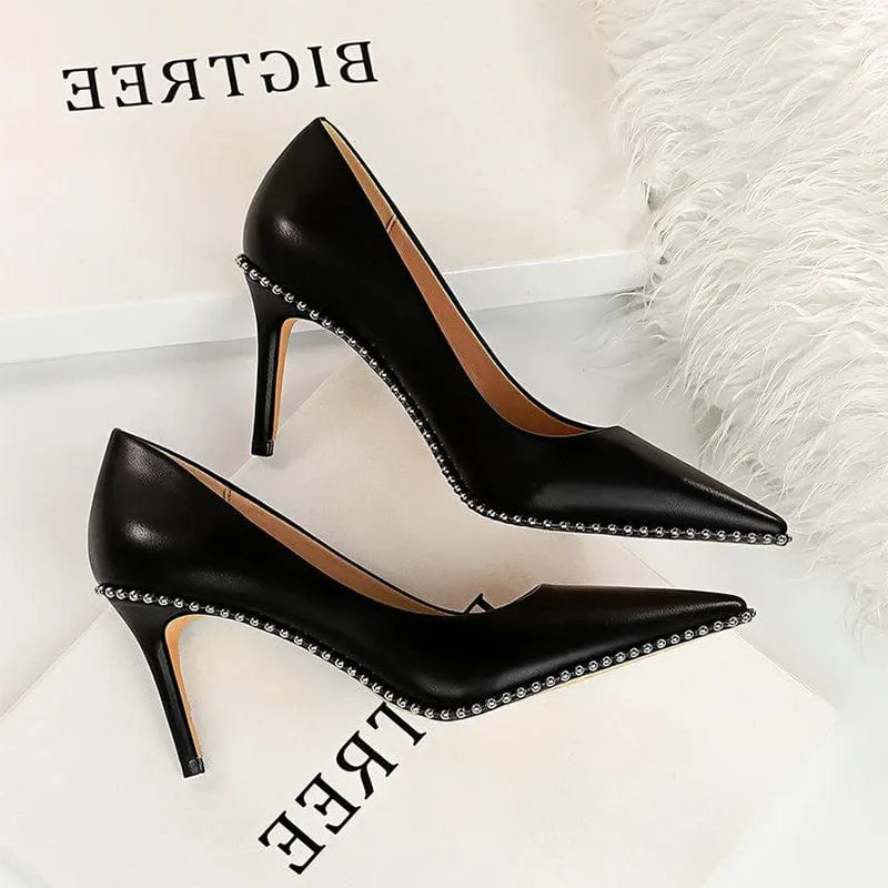 High heel Shallow Mouth High-heeled Shoes