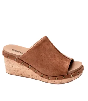 Hissy Fit in Tobacco Faux Suede by Corkys