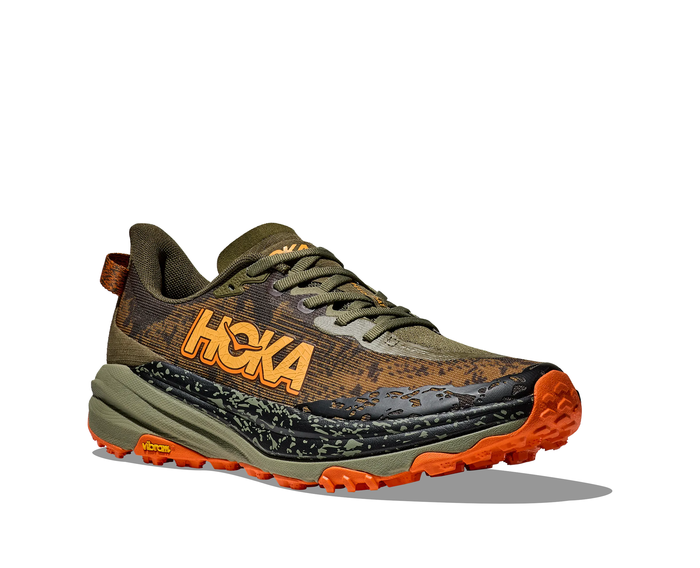 Hoka Mens Trainer Speedgoat 6 Antique Olive/Squash