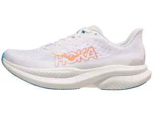 Hoka Womens Mach 6 - White / Nimbus Cloud (1147810-WNCL)