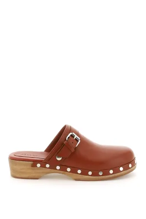 Isabel marant 'thalie' leather clogs