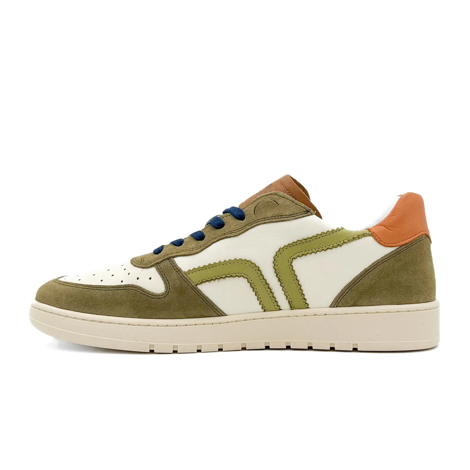 Kamo-Gutsu CAMPO 048 Sneaker (Men) - Khaki/White/Asparagus