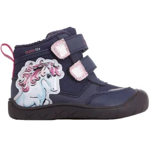 Kids' Kappa Flake Tex Shoes Navy Blue/Pink 280021M 6722 27