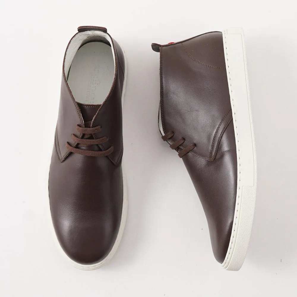 Kiton Chukka Sneaker in Chocolate Calf Leather