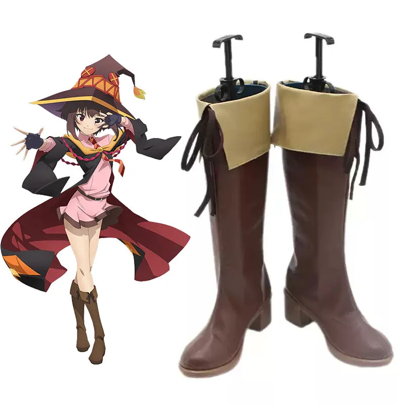 KONOSUBA: An Explosion On This Wonderful World! Megumin Shoes Cosplay Boots