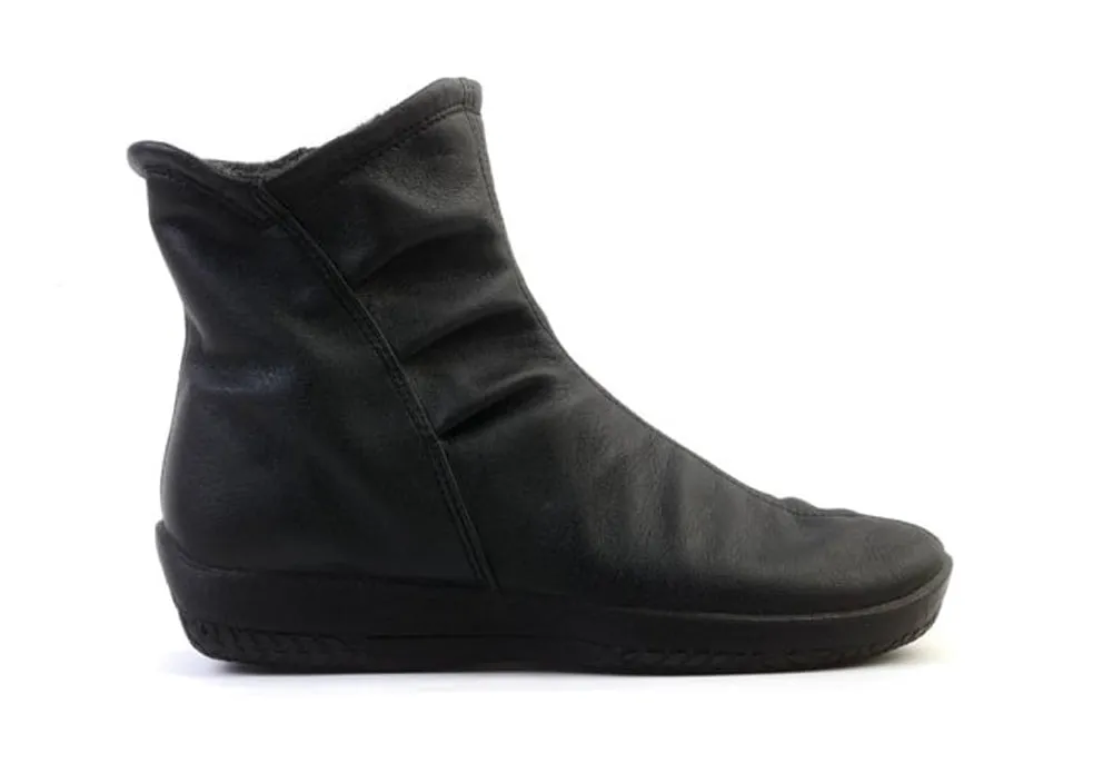 L19 Boot in Black Suede by Arcopedico