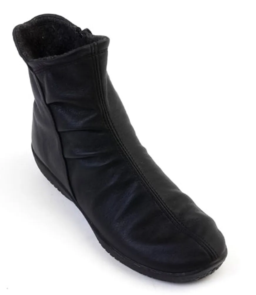 L19 Boot in Black Suede by Arcopedico