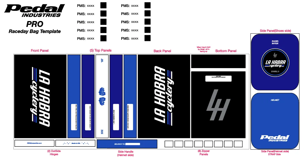 La Habra 08-2019 RACEDAY BAG