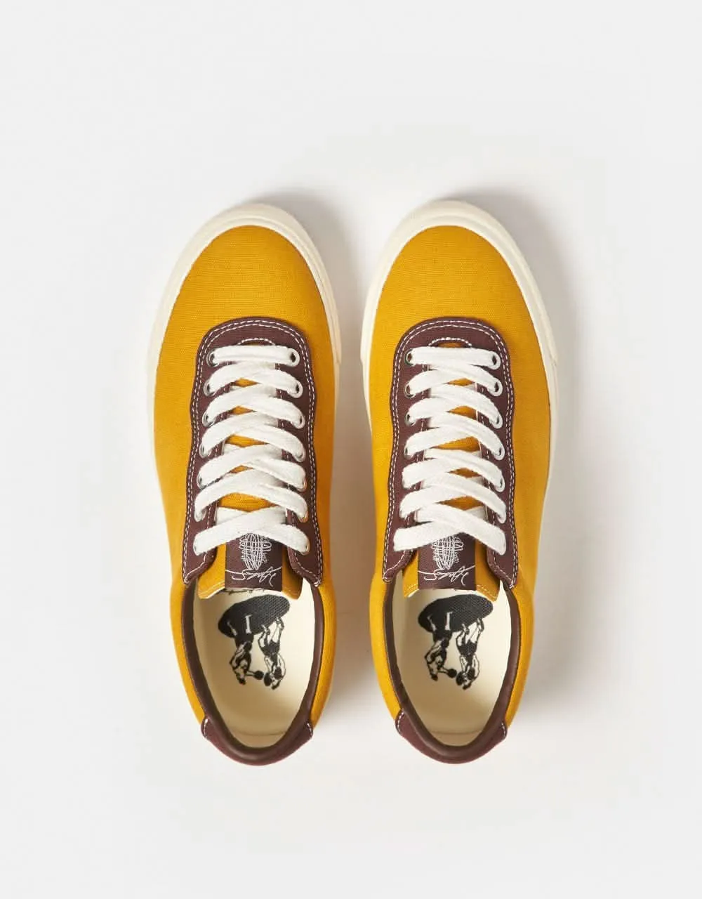 Last Resort AB x Julian Smith VM001 Lo Canvas Skate Shoes - Yellow/Brown