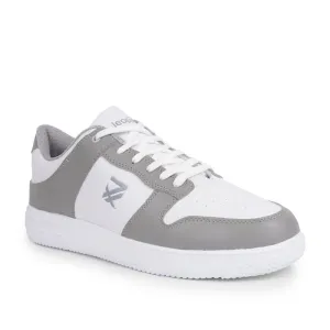 Leap7x Casual Grey Lacing Sneakers For Men DENMARK By Liberty