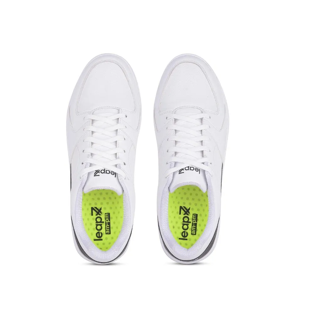 Leap7x Casual White Lacing Sneakers For Men MUNICH By Liberty