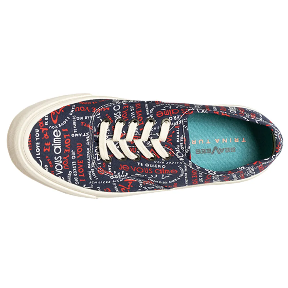 Legend Trina Turk Graphic Lace Up Sneakers